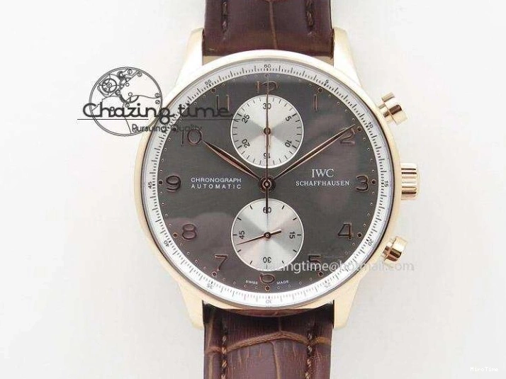 MIROTIME 1217 Portuguese Real PR Real Annual Calendar IW5035 YLF 1:1 Best Edition White Dial On Leather Strap A Refined 7243